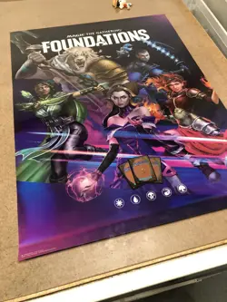 Magic The Gathering Foundations Foil Promo Poster - Image 2