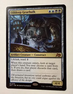 x1 Oildeep Gearhulk DFT Aetherdrift MTG 215 MYTHIC M/NM 1x - Image 1
