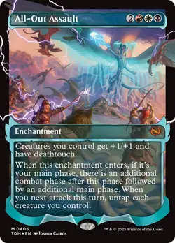 All-Out Assault (Showcase) [Tarkir: Dragonstorm] Foil Near Mint - Image 1