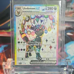 Pokemon Umbreon ex SVP176 Scarlet & Violet Promo Full Art Holo 280 HP EX - Image 2