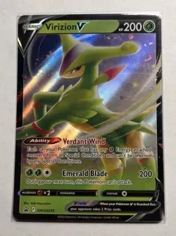 Virizion V - SWSH295 - Sword & Shield Promo Pokemon TCG Near Mint - Image 1