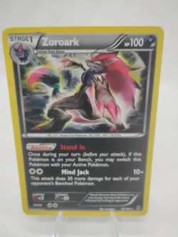Pokemon TCG Zoroark XY BREAKthrough 91/162 Promo Cosmos Holo Rare NM - Image 1