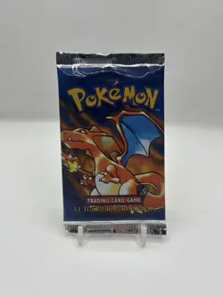 1999 Pokemon Charizard Base Set Shadowless Sealed Booster Pack WOTC - Image 1
