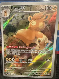 Pawmot - 209/198 Illustration Rare SV01: Scarlet & Violet Base Set Pokemon TCG N - Image 1