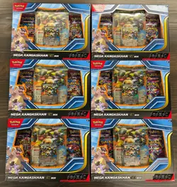 Pokemon Mega Kangaskhan EX Collection Case (6 Boxes) Brand New 24 PACKS!! - Image 1