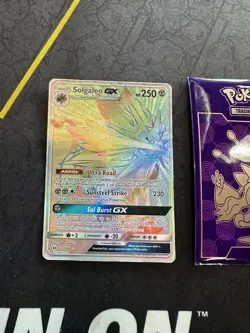 Pokemon TCG Solgaleo GX 155/149 Sun & Moon Holo Secret Rare 302🔥MP HP +🔥 - Image 1