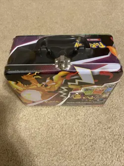 Pokemon Fall 2020 Collector’s Chest Lunch Box Tin Charizard Factory Sealed - Image 2
