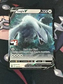 138/195 Lugia V Prize Pack Series Stamped Play Pokemon TCG Silver Tempest - Image 1