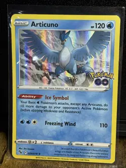Pokemon TCG Moltres 012 Articuno 024 & Zapdos 029/078 Pokemon Go Holo Rare NM - Image 3
