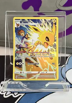 Pokemon TCG Jolteon TG04/TG30 Holo Rare Brilliant Stars Trainer Gallery - Image 1