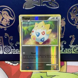 Pokemon 2010 Togepi 70/90 Undaunted Reverse Holo NM MINT - Image 1