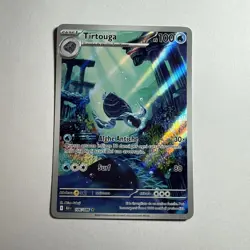 Carta Pokemon TIRTOUGA 106/086 Illustration Rare Luce Nera BLK Holo ITA NM - Image 1