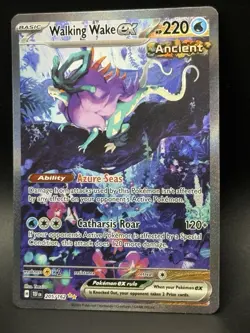 Walking Wake ex 205/162 Nm Temporal Forces Pokemon - Image 1