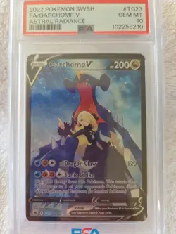 GARCHOMP V 2022 POKEMON SWSH FA ASTRAL RADIANCE #TG23 PSA GEM MINT 10 - Image 2
