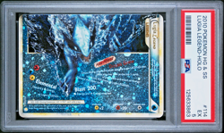 PSA 5 2010 Pokemon HeartGold SoulSilver Lugia Legend Bottom 114/123 Holo Foil - Image 1