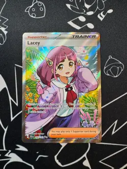 Lacey 166/142 Pokemon TCG S&V Stellar Crown Trainer Ultra Rare English - Image 1