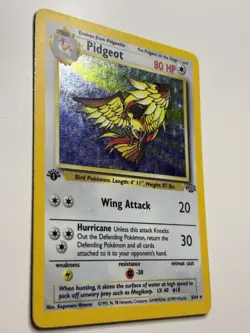 1999 Pokemon TCG Pidgeot Jungle Set 8/64 WotC 1st Edition Holo Rare LP-MP - Image 2