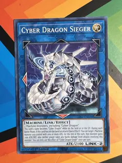** CYBER DRAGON SIEGER ** 1ST EDITION LDS2-EN034 NM YUGIOH! - Image 1