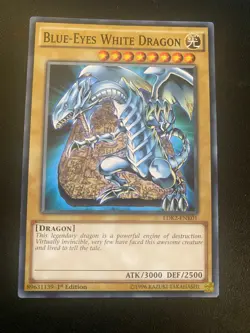 Yu-Gi-Oh! TCG Blue-Eyes White Dragon LDK2-ENK01 1st Edition NM - Image 1