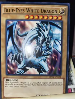 Yugioh ! Blue-Eyes White Dragon (Version 1) LDK2-ENK01 II 1st Edition - Image 2