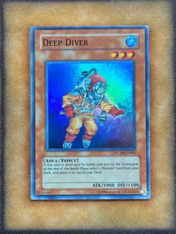 Yugioh Deep Diver WC08-EN001 Super Rare MP - Image 1