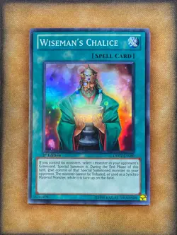 Yugioh Wiseman's Chalice DREV-EN060 Super Rare 1st Ed LP - Image 1