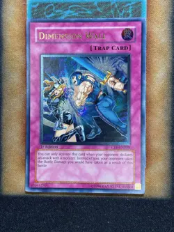 Yugioh Dimension Wall CRV-EN059 Ultimate Rare 1st Ed MP - Image 1