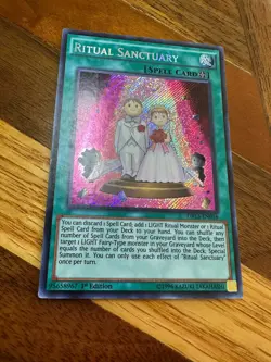Ritual Sanctuary DRL3-EN016 1st Edition Secret Rare PL + BONUS - Image 1