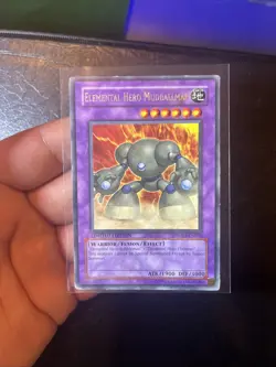 YUGIOH TCG ELEMENTAL HERO MUDBALLMAN MPD2-EN002 RARE LIMITED EDITION - Image 3