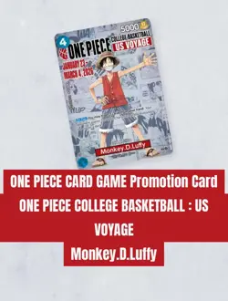 One Piece Monkey.D.Luffy US College Basketball Promo Card PRESALE 2/6 St John - Image 1