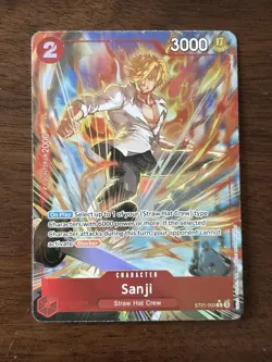 Sanji Parallel ST21-003 Starter Deck EX GEAR 5 One Piece TCG English - Image 1