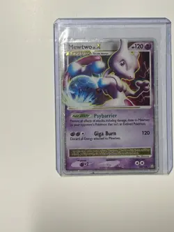 Pokemon Mewtwo TCG LV.X Holo Card 144/146 Legends Awakened - Image 1