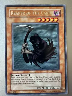 Yugioh Reaper of the Cards LOB-071 Rare LP - Image 1