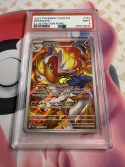 Infernape 173/167 - Twilight Masquerade - Graded PSA 9 - Pokemon Card - Image 3