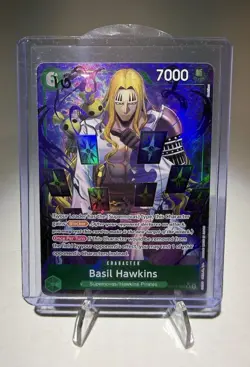 Basil Hawkins OP07-029 Alt Art One Piece Card Game English TCG NM/M Foil - Image 1