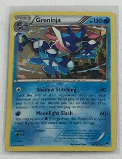 Greninja Shattered HOLO RARE 40/122 XY Breakpoint Set Pokemon TCG Card NM 2016 - Image 3