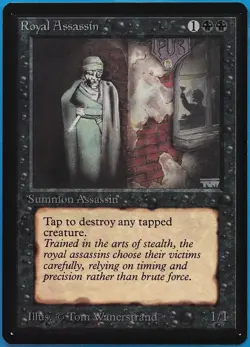 Royal Assassin Beta MINT Black Rare MAGIC GATHERING CARD (ID# 487850) ABUGames - Image 1
