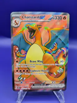 2023 Pokemon TCG Charizard EX 183/165 Scarlet & Violet 151 Ultra Rare Card - Image 1
