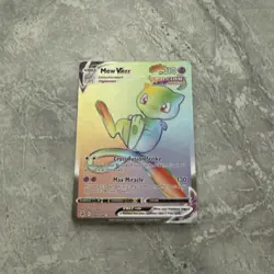 Pokemon Mew VMAX Full Art Card Secret Rare Rainbow Fusion Strike 268/264 NM - Image 1