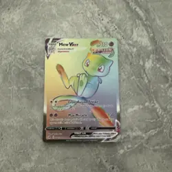 Pokemon Mew VMAX Full Art Card Secret Rare Rainbow Fusion Strike 268/264 NM - Image 2