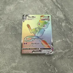 Pokemon Mew VMAX Full Art Card Secret Rare Rainbow Fusion Strike 268/264 NM - Image 3