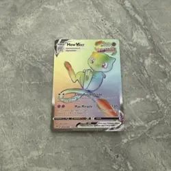Pokemon Mew VMAX Full Art Card Secret Rare Rainbow Fusion Strike 268/264 NM - Image 4