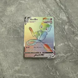 Pokemon Mew VMAX Full Art Card Secret Rare Rainbow Fusion Strike 268/264 NM - Image 5
