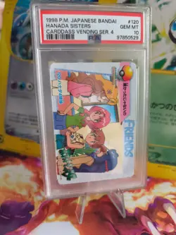 Pokemon Card carddass vending anime Japanese Hanada Sisters Misty #120 PSA 10 - Image 1