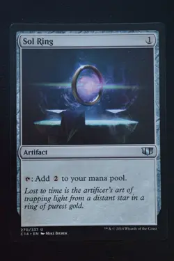 Magic The Gathering MTG SOL RING Commander 2014 LP Lightly Played - Image 1