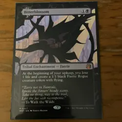 Wizards of the Coast Bitterblossom Wilds of Eldraine Black #M0027 EN Regular - Image 1