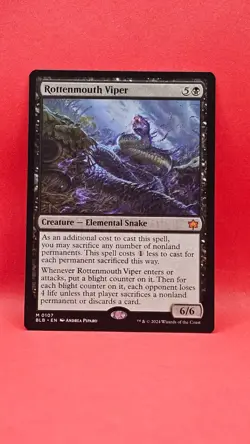 Rottenmouth Viper Bloomburrow NM MTG 0107 - Image 1