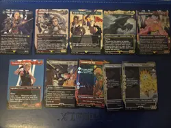 MTG Final Fantasy Borderless Lot Of 11 - Zenos, Balthier, Sin Spira, FOIL Tellah - Image 1