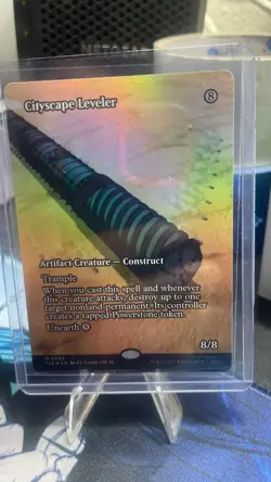 FOIL - MTG - Cityscape Leveler (Borderless) #53 - Avatar: The Last Airbender - Image 1