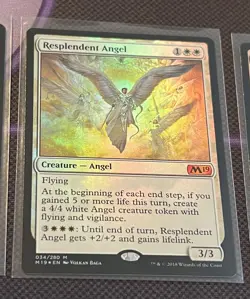 Foil Resplendent Angel NM+ Core Set 2019 - Image 2